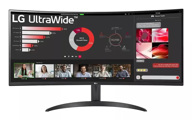 LG 34" UWQHD VA 100Hz