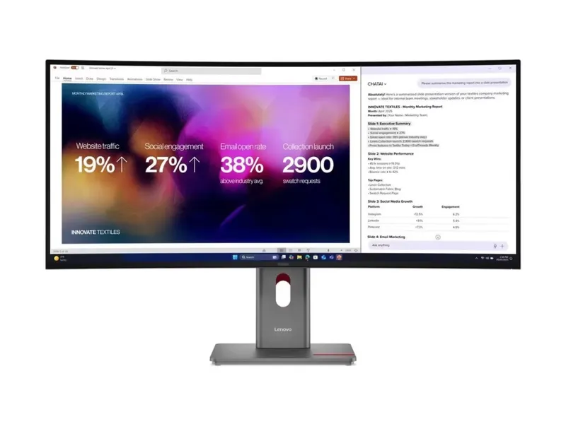 Lenovo 39.5" 4K IPS 120Hz