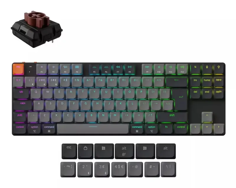 Keychron WRL K1 RGB/Black K1X-H3 Keychron