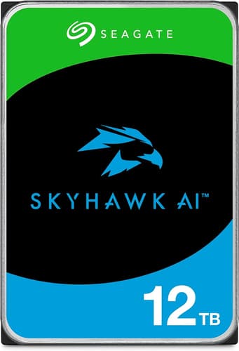 Seagate SkyHawk hard drive 12 TB 7200 RPM 512 MB 3.5" Serial ATA III
