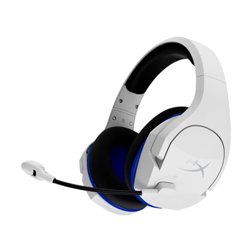 HyperX Cloud Stinger Core - Wireless Gaming Headset (White-Blue) - PS5-PS4 (HHSS1C-KB-WT/G) Wired Handheld