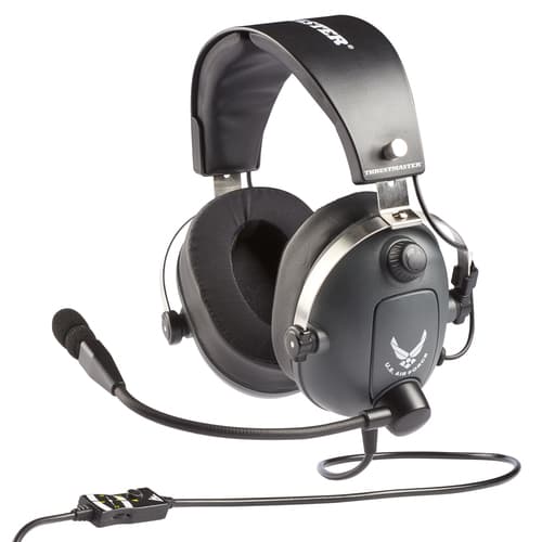 Thrustmaster T.Flight U.S. Air Force Headset Wired Head-band Aviation/Air traffic control Black, Grey