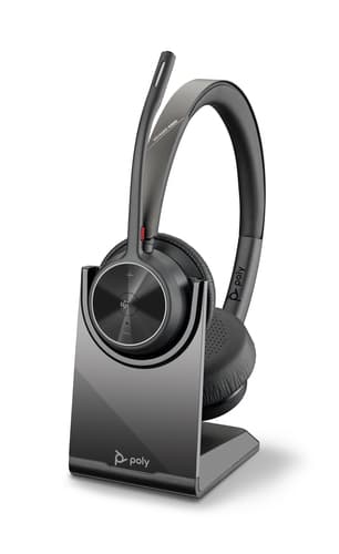 HP Poly Voyager 4320-M Microsoft Teams Certified Headset +BT700 dongle +Charging Stand