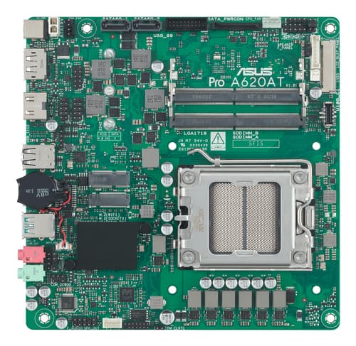 ASUS Pro A620AT-CSM AMD A620A Socket AM5 Thin Mini ITX