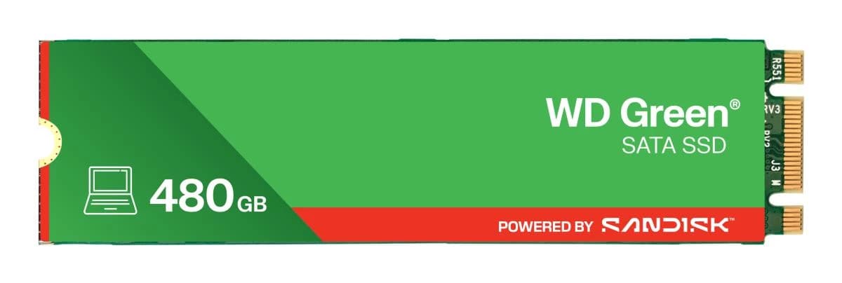 Western Digital 480GB WD Green M.2 SATA SSD