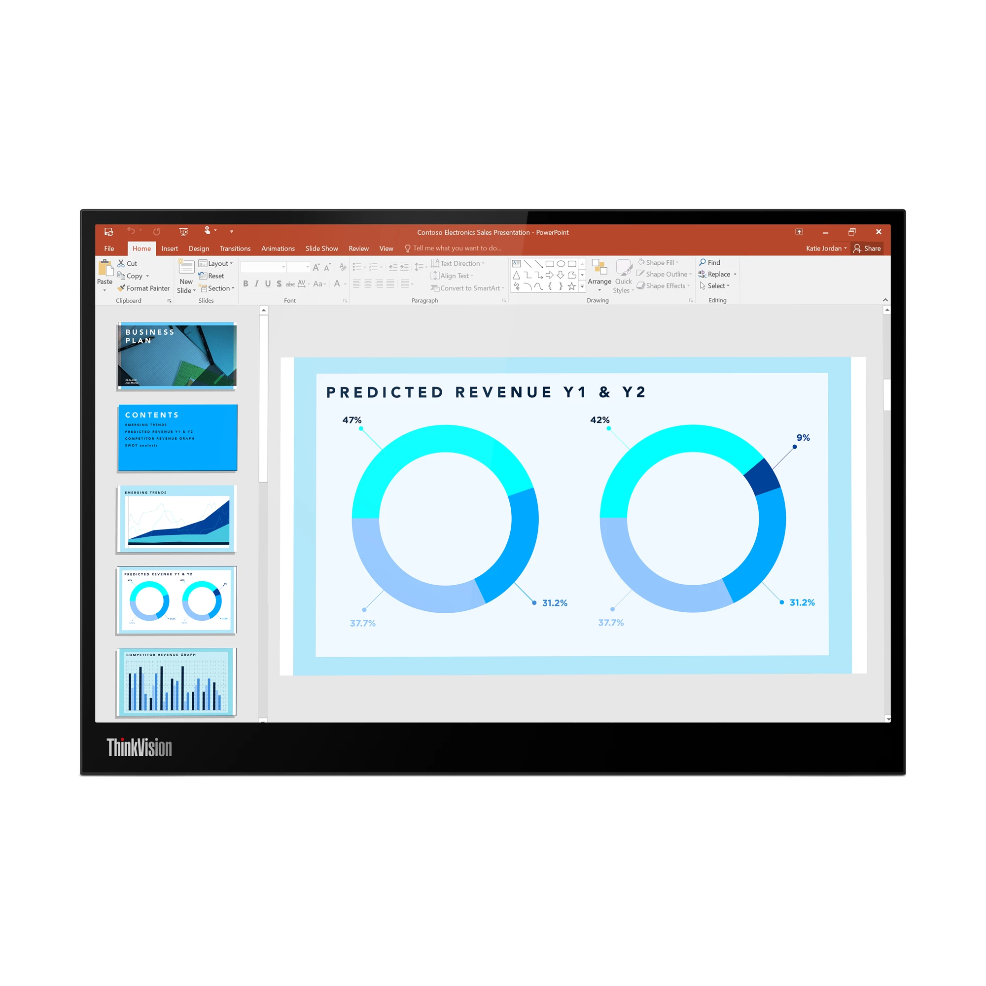 Lenovo ThinkVision M14d 14" 2240x1400 IPS 60Hz