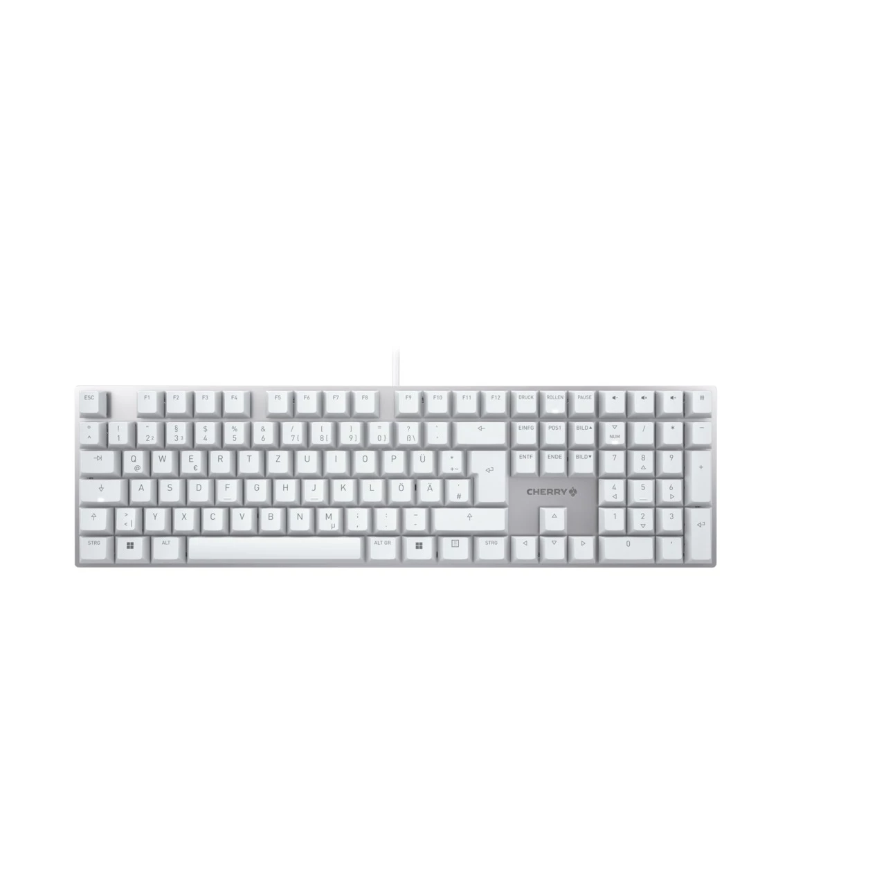 Cherry KC 200 MX MX2A Brown DE (White/Silver)