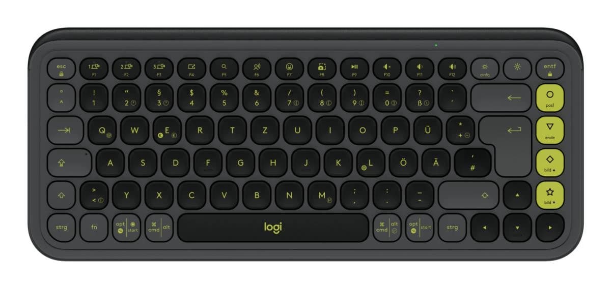 Logitech POP Icon Keys DE (Graphite & Green)