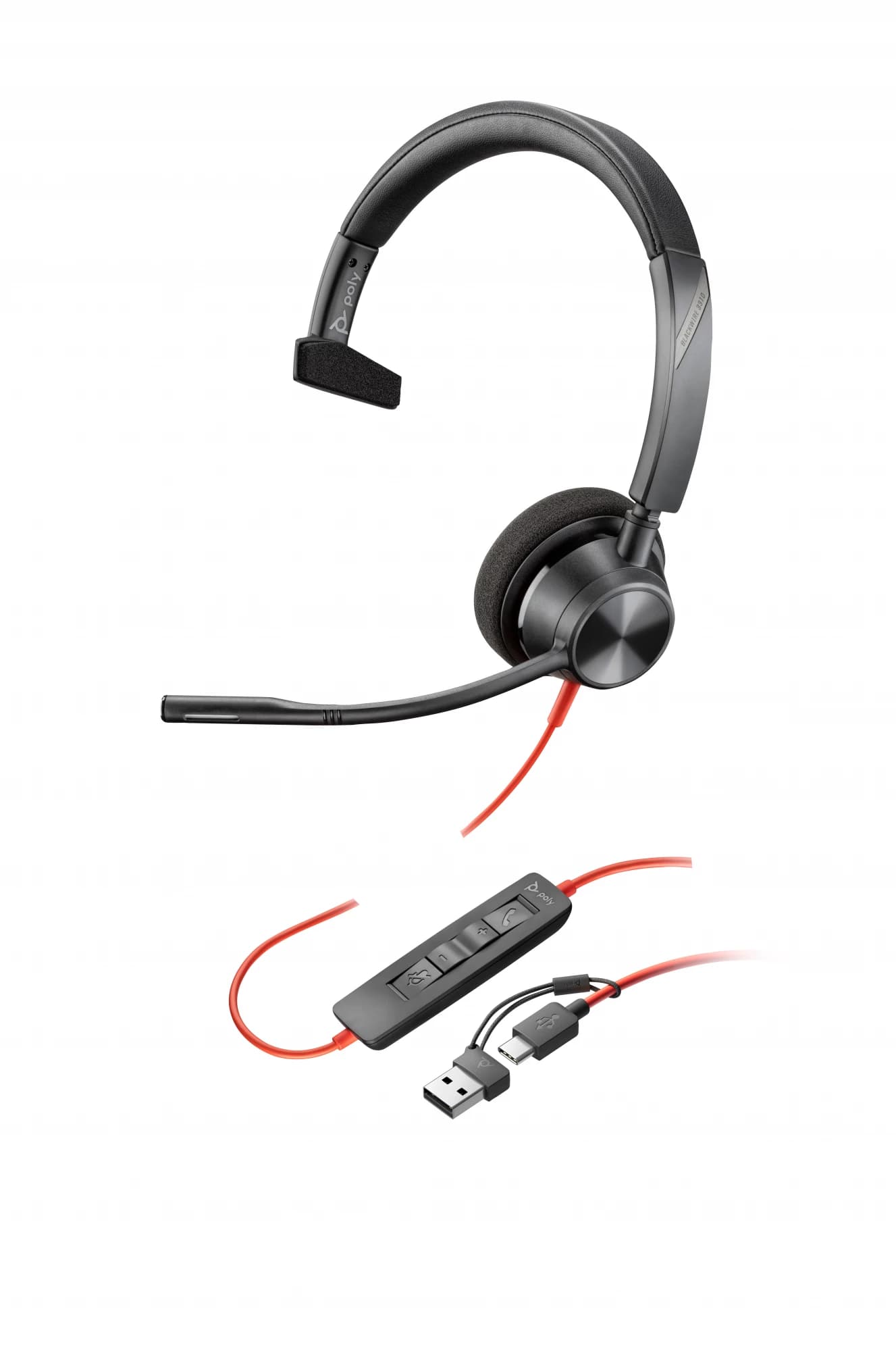 Poly Blackwire 3310 Mono USB-C/A