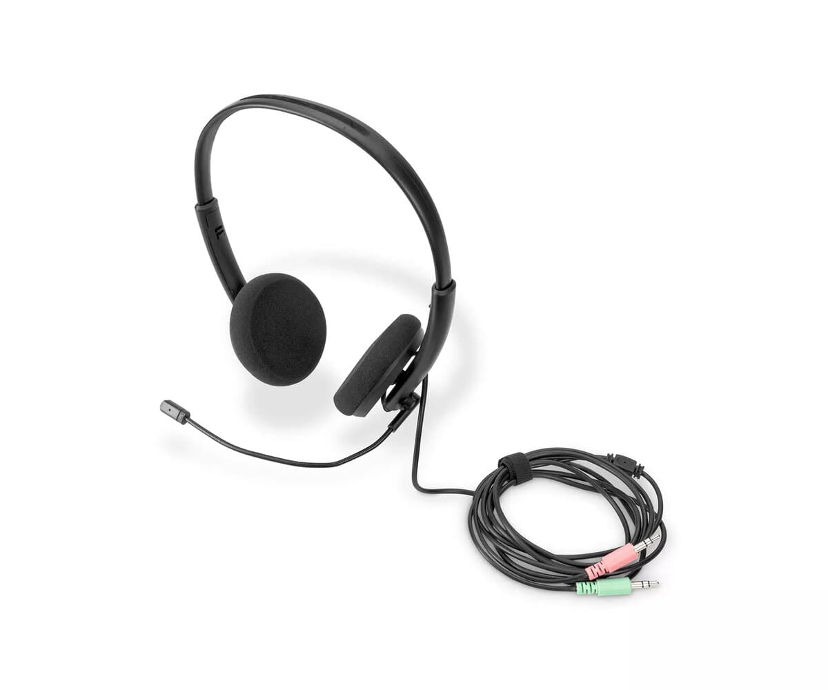 Digitus DA-12202 On-Ear Office Headset 3.5 mm Stereo