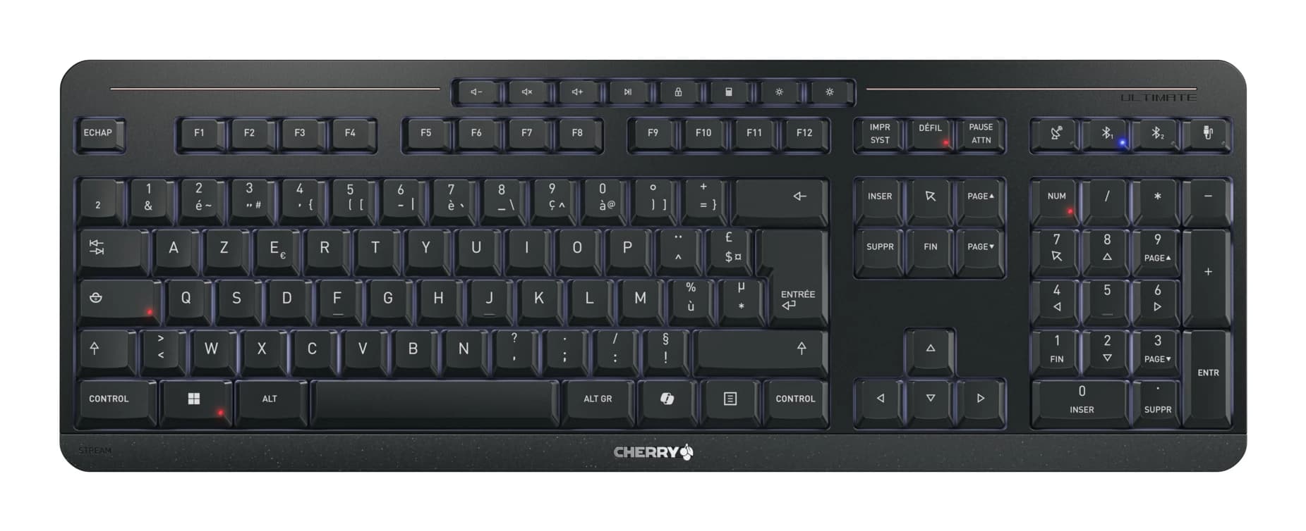 Cherry Stream Keyboard Ultimate French AZERTY (Black)