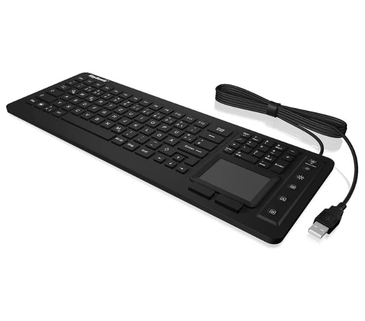KeySonic KSK-6231 INEL Industrial Touchpad French (Black)