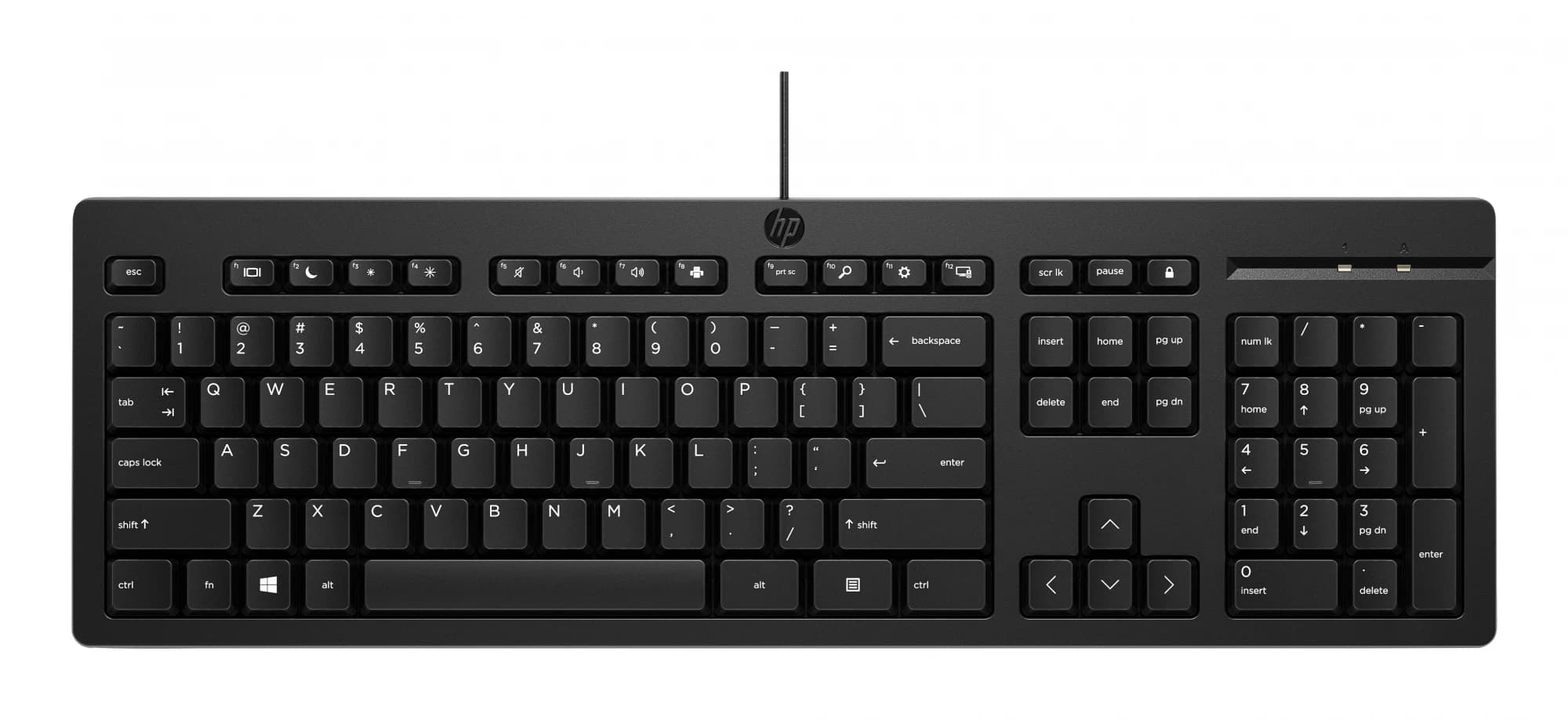 HP 125 Wired German (Black)