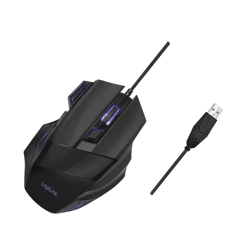 LogiLink Ergonomic Vertical 7-Button Wired (Black)