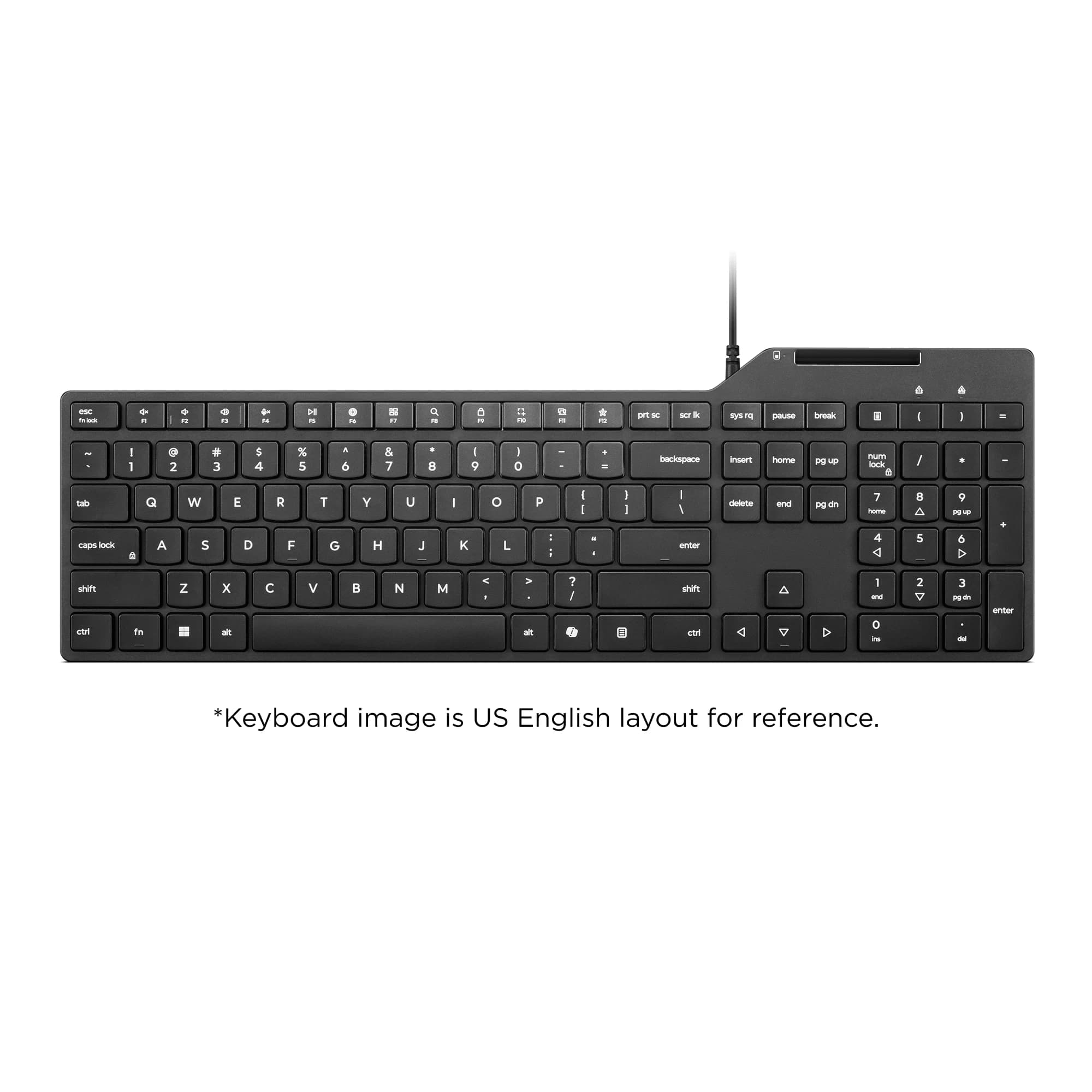 Lenovo Wired Smartcard Keyboard 5000 US