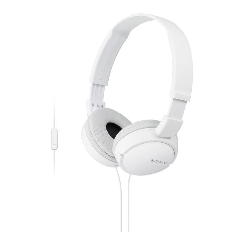 Slualke Sony MDR-ZX110AP - z mikrofomom bele barve