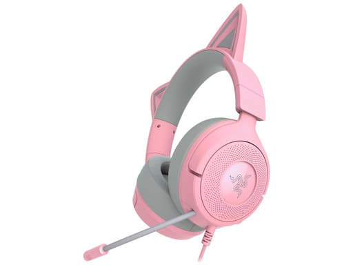 Razer Kraken Kitty V3 X Quartz, roza, 3.5 mm