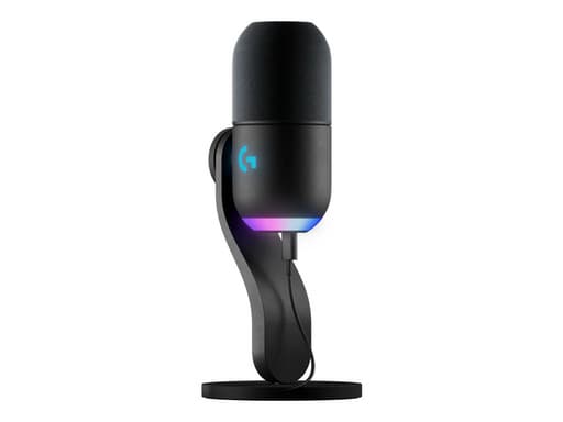 Logitech Yeti GX, LIGHTSYNC RGB, Gaming, USB, črn