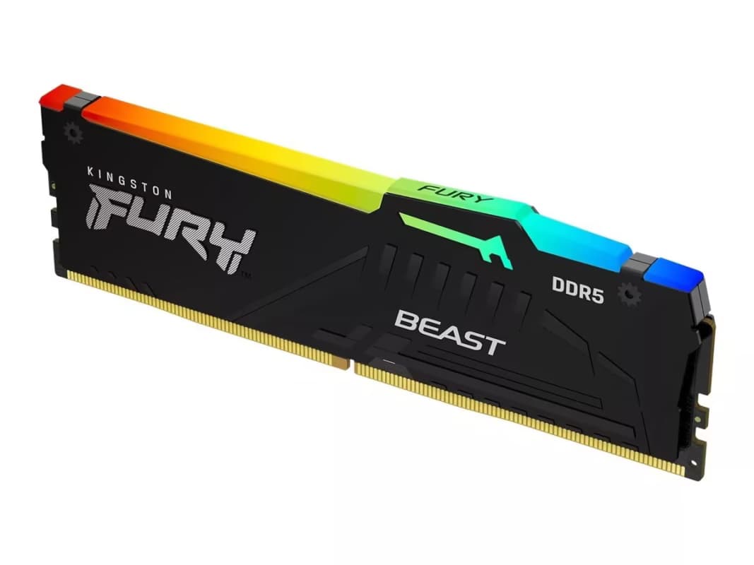 Kingston 32GB 6000MHz CL36 DDR5 Fury Beast RGB (1x32)