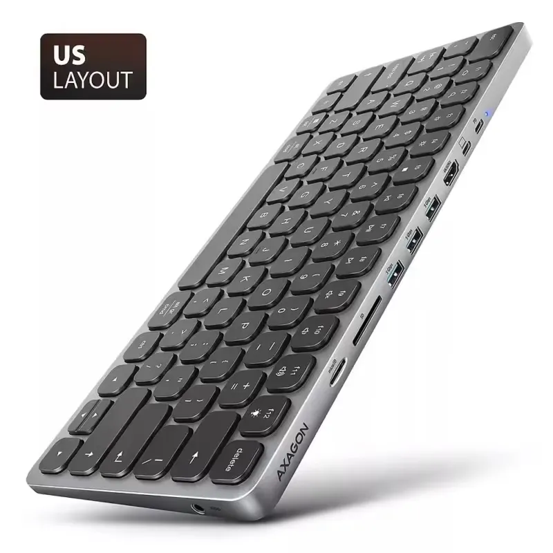 Axagon + I/O HUB 9IN1/0.6M HMC-KB-US