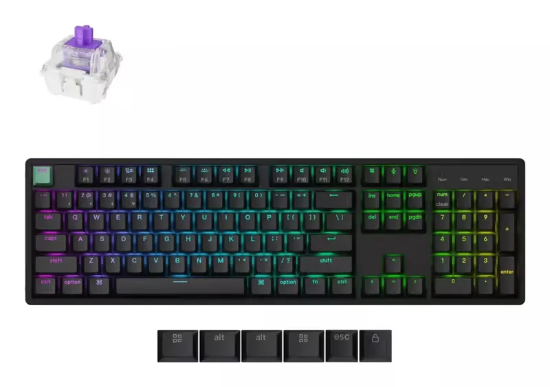 Keychron WRL K10 HE/Black K10H-J1