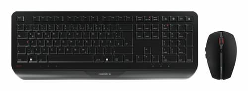 CHERRY JD-7000DE-2 keyboard Mouse included Home/Office RF Wireless QWERTZ German Black