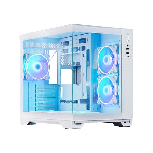 Chieftec GM-30W-TG-OP computer case Cube White