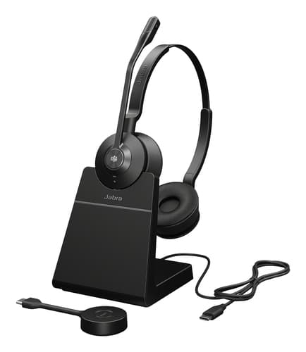 Jabra Engage 55 SE Headset Wireless Head-band Office/Call center Black