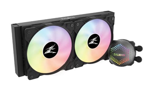 Zalman ALPHA24 Black CPU Liquid Cooler 280mm Radiator 2 x 140 mm Fan ARGB pump Dual Processor All-in-one liquid cooler 12 cm
