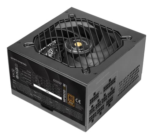Mars Gaming MPB650SIM power supply unit 650 W 24-pin ATX ATX Black