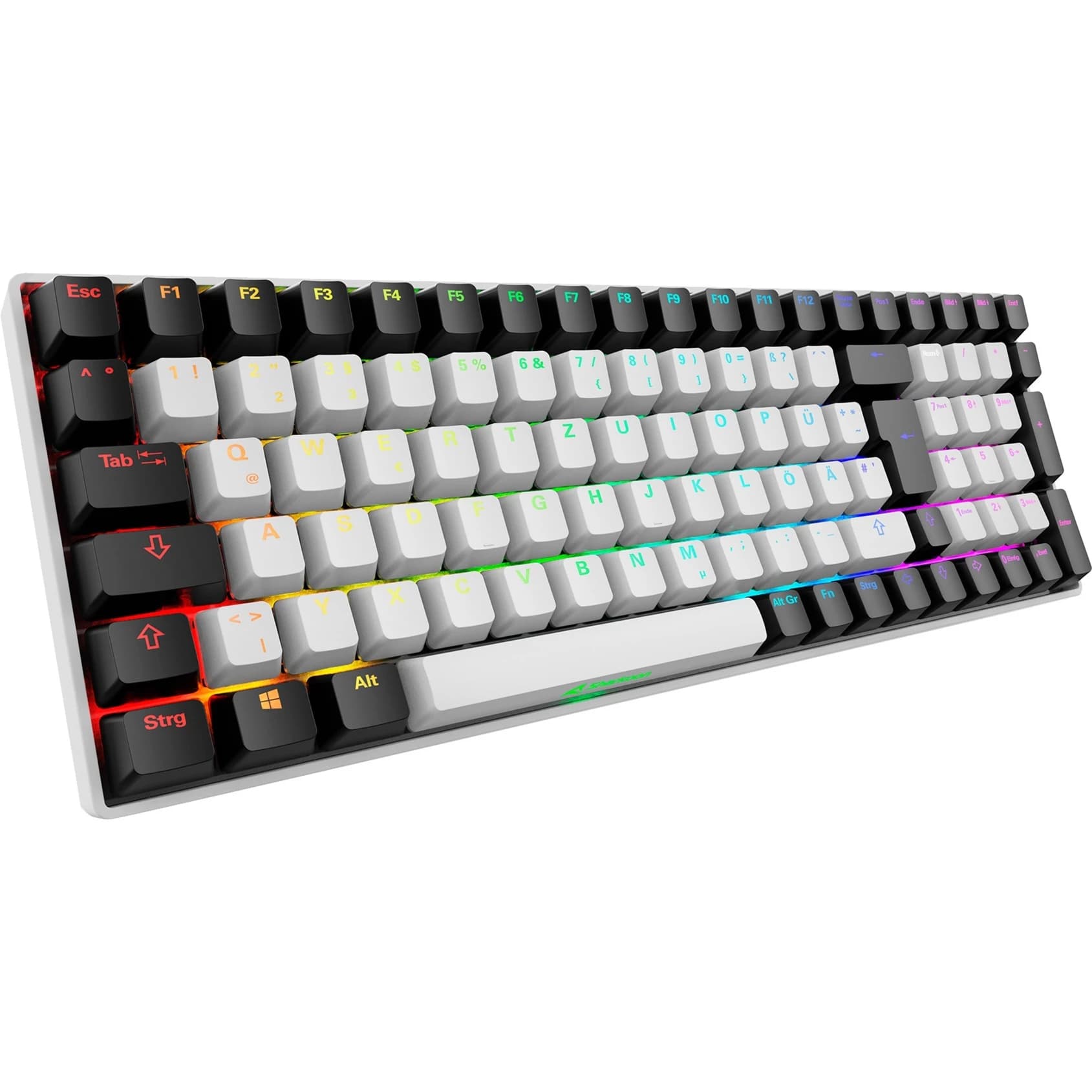 Sharkoon SKILLER SGK50 S2 Gateron Red DE (White)