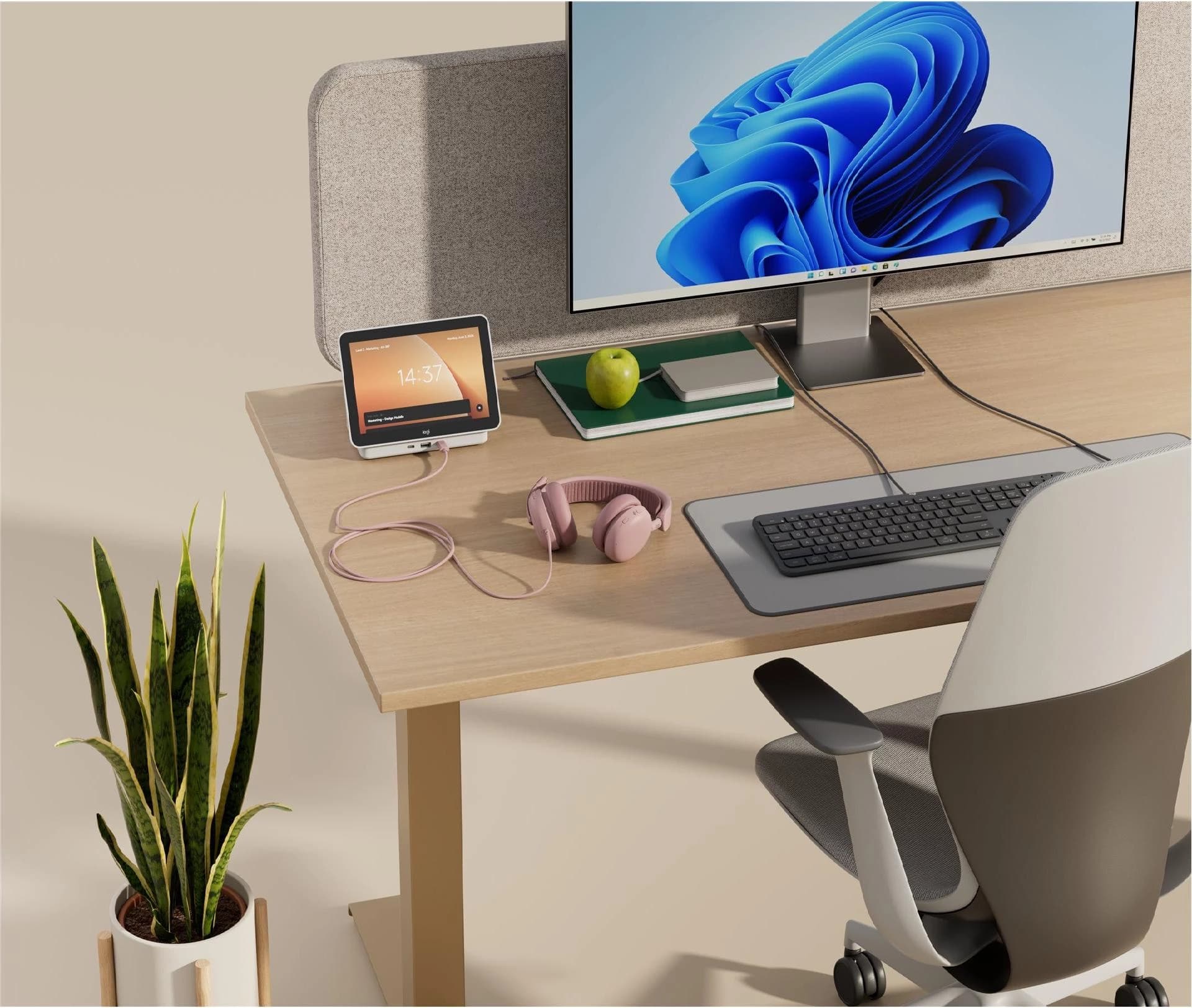 Logitech Zone Wired 2 for Business (Rose)