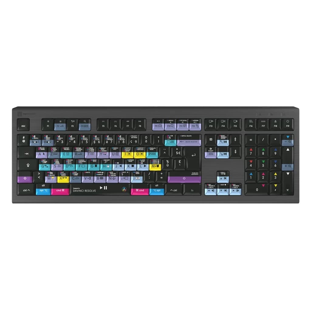 Logickeyboard DaVinci Resolve Astra 2 Mac French