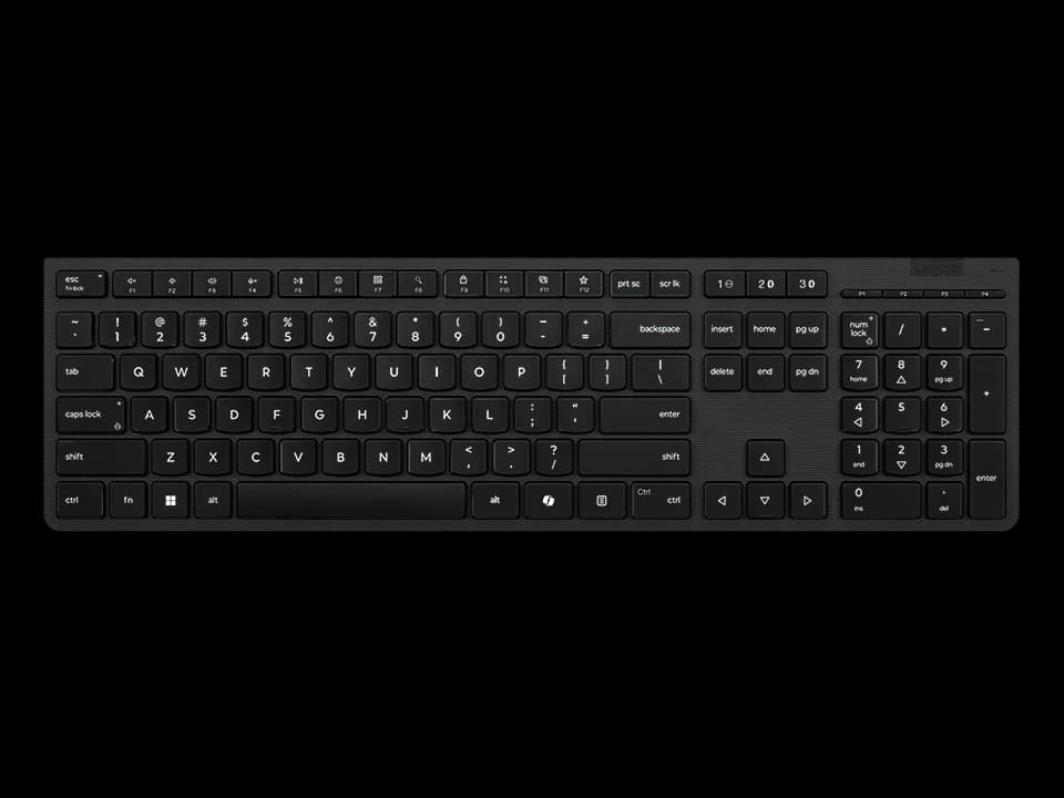 Lenovo Professional Wireless Rechargeable Keyboard (Grey) Lithuanian