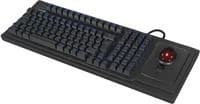 KeySonic KSK-8202ELU-T Trackball UK (Black)