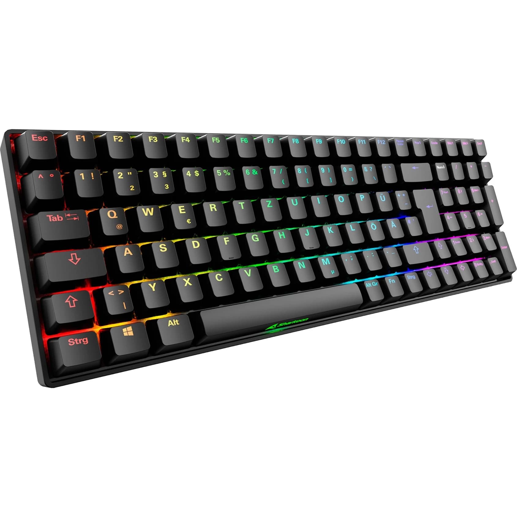 Sharkoon Skiller SGK50 S2 Gateron Red German (Black)
