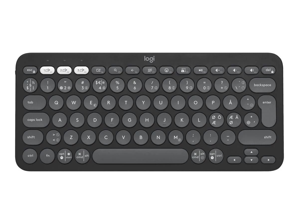 Logitech Pebble Keys 2 K380s (Tonal Graphite) Nordic