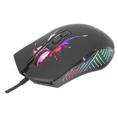 Manhattan Gaming Mouse 7-Button 7200 dpi LED (Black)