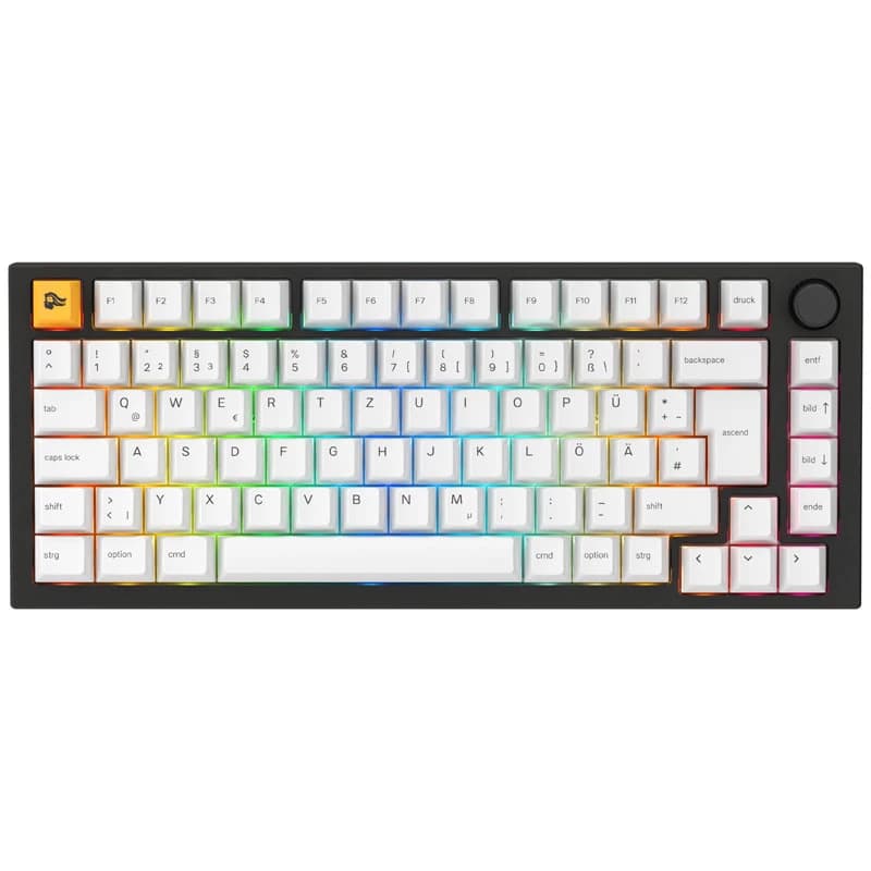 Glorious GMMK Pro 75% Pre-Built Fox Switch Black Slate ISO DE