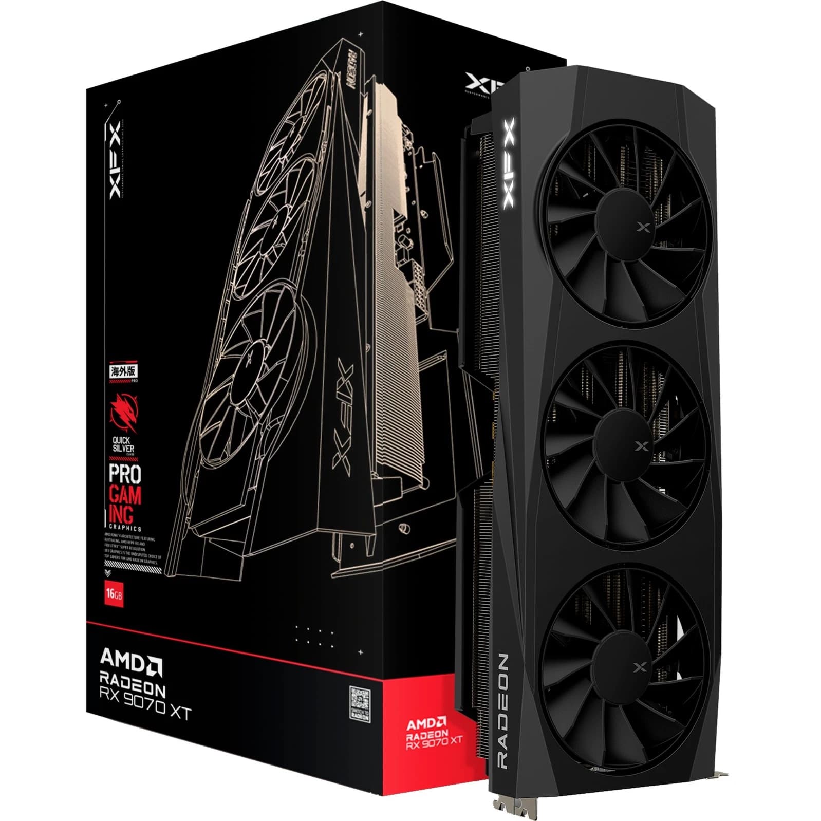 XFX RX 9070 XT 3X 16GB