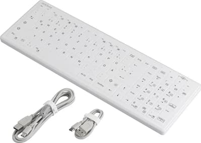 Renkforce RF-WPIK-500 Hygiene Keyboard IP65 German (White)