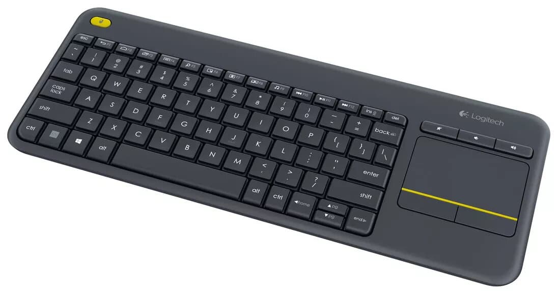 Logitech K400 Plus Wireless Touch Nordic (Black)