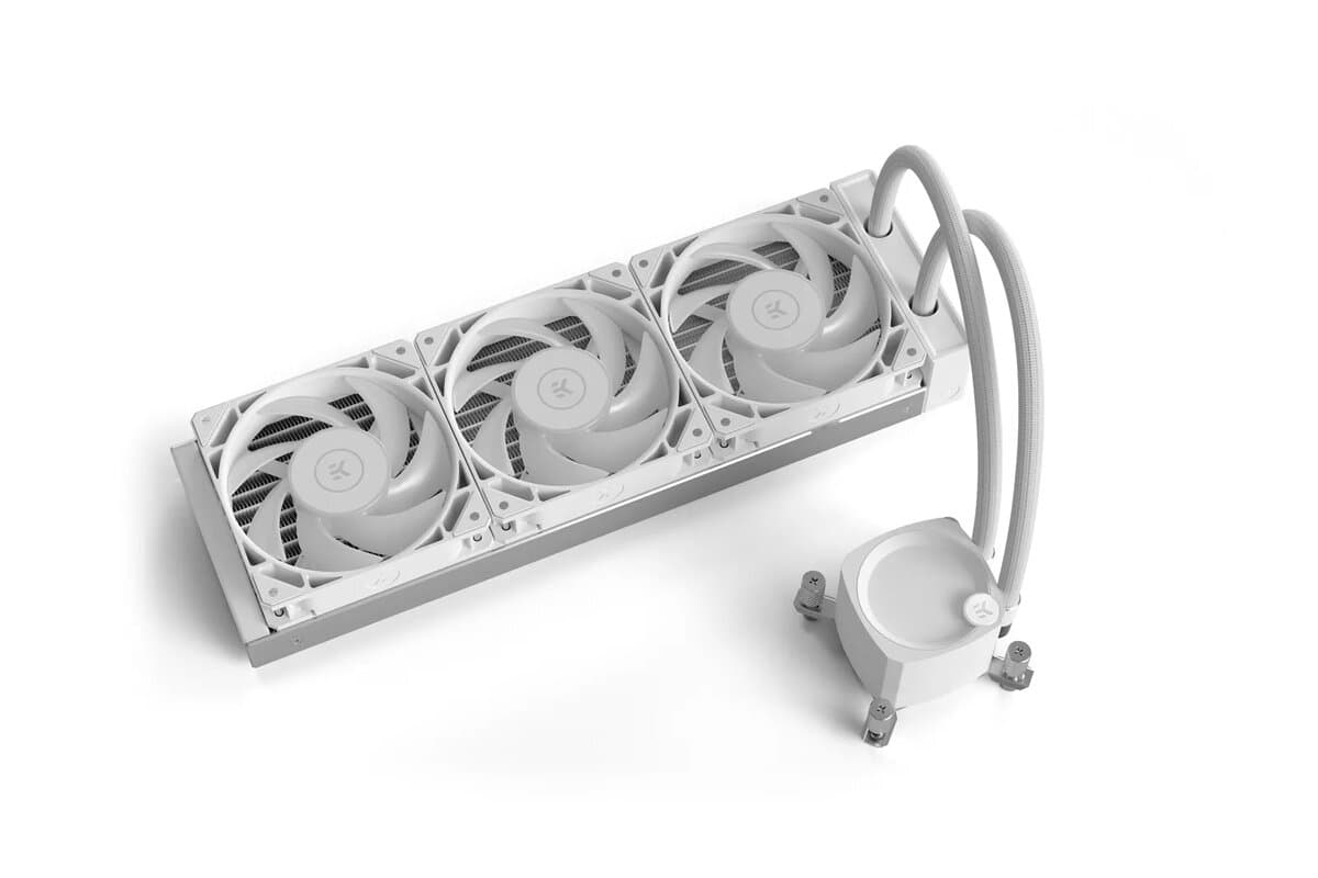 EK Water Blocks EK-Nucleus AIO CR360 Lux D-RGB (White)