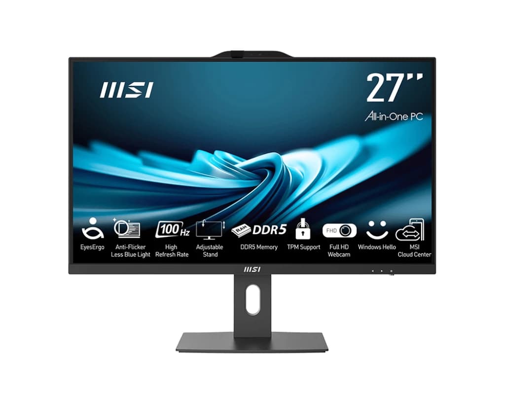 MSI PRO AP272P 14M-496EU monoblokas, Intel Core i5-14400, 27 colių Full HD 1920 x 1080 100 Hz, 16 GB DDR5, 512 GB SSD, Intel UHD Graphics 73