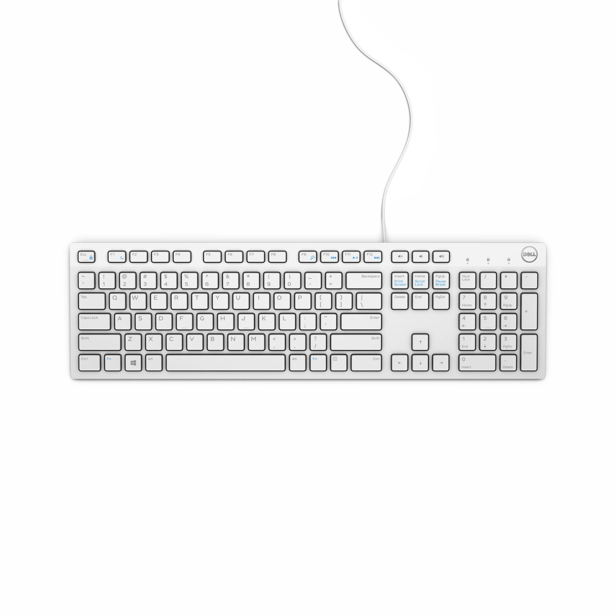 Dell KB216 Multimedia German (White)