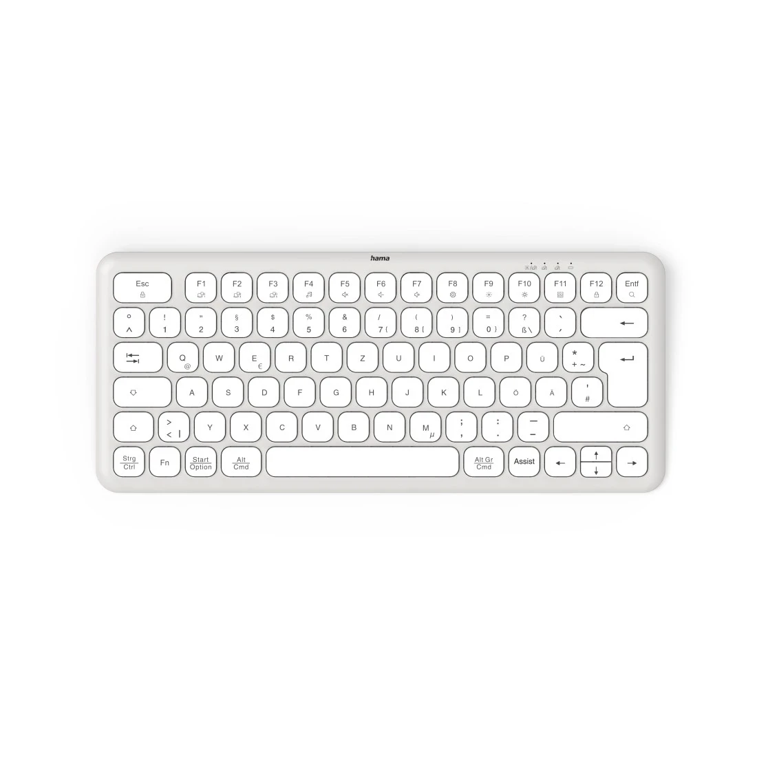 Hama WK-500 Multi-Device Wireless German (Grey/White)