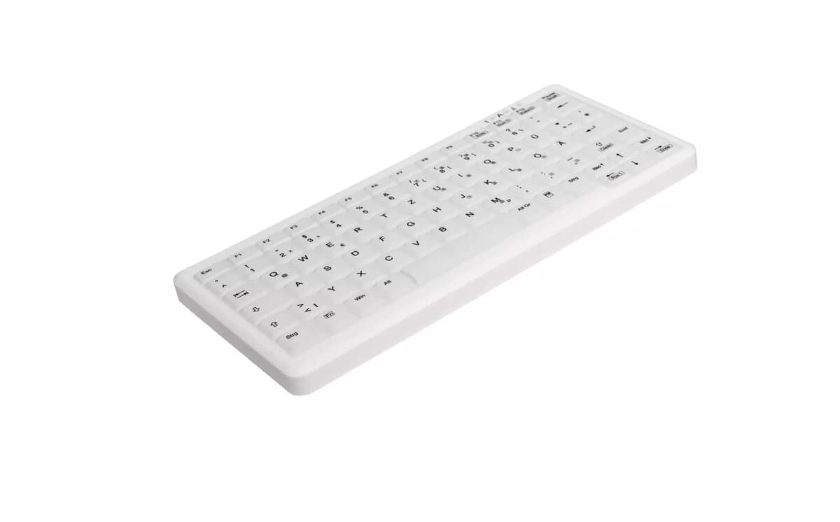 Cherry Active Key AK-C4110 Medical Compact Keyboard IP68 DE (White)