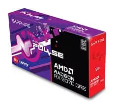SAPPHIRE RX 9070 GRE Pulse Gaming OC 12GB