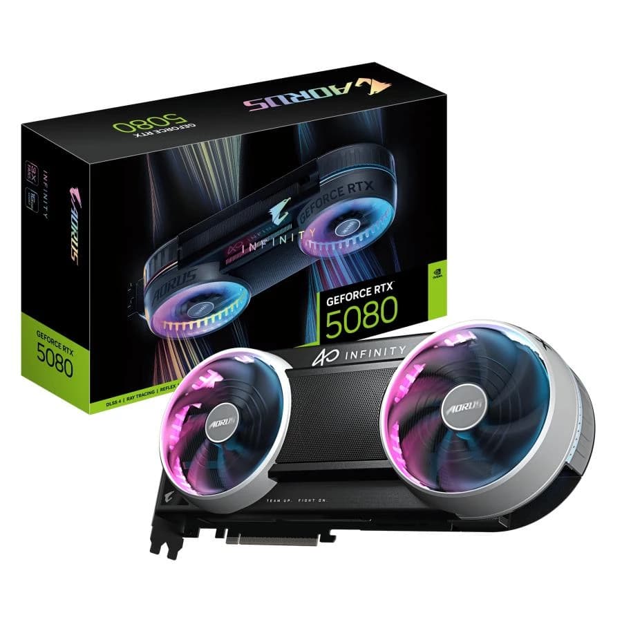 GIGABYTE RTX 5080 Aorus Infinity RGB Fusion 16GB