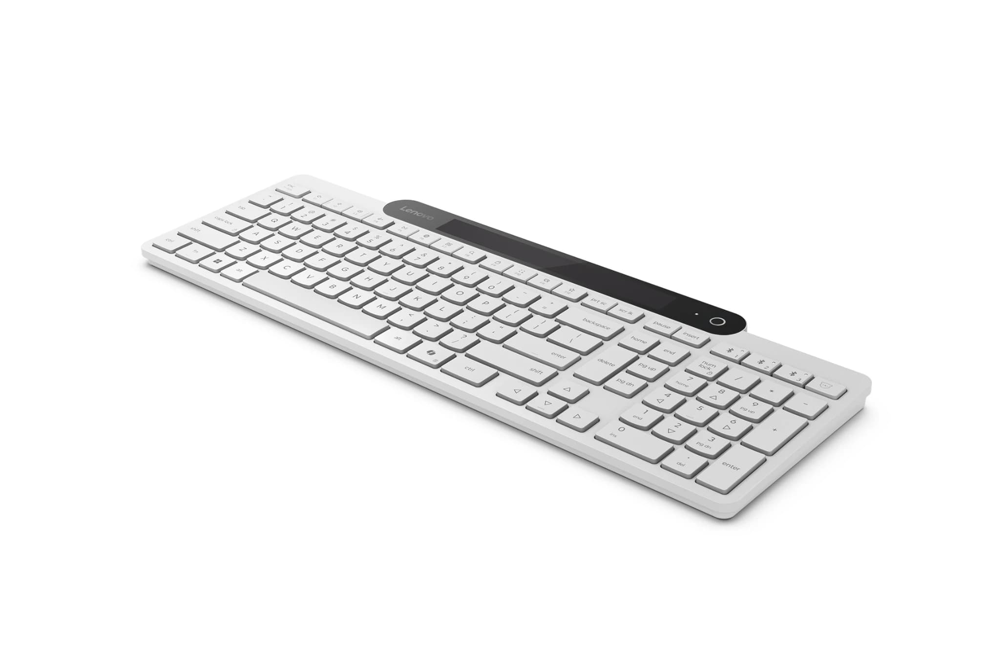 Lenovo 800 Self-Charging Wireless Keyboard Lithuanian (White)